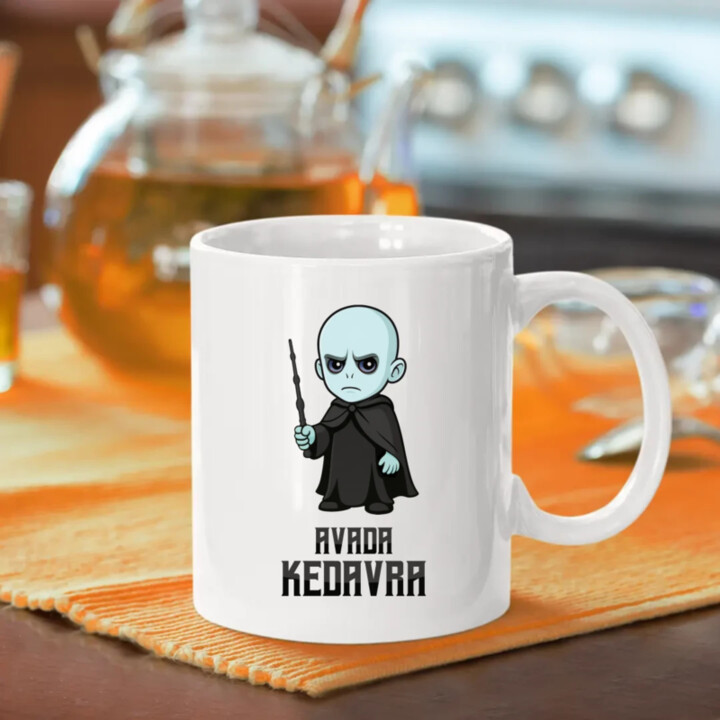 Avada Kedavra - Pre fanúšikov série Harry Potter - keramický hrnček s potlačou