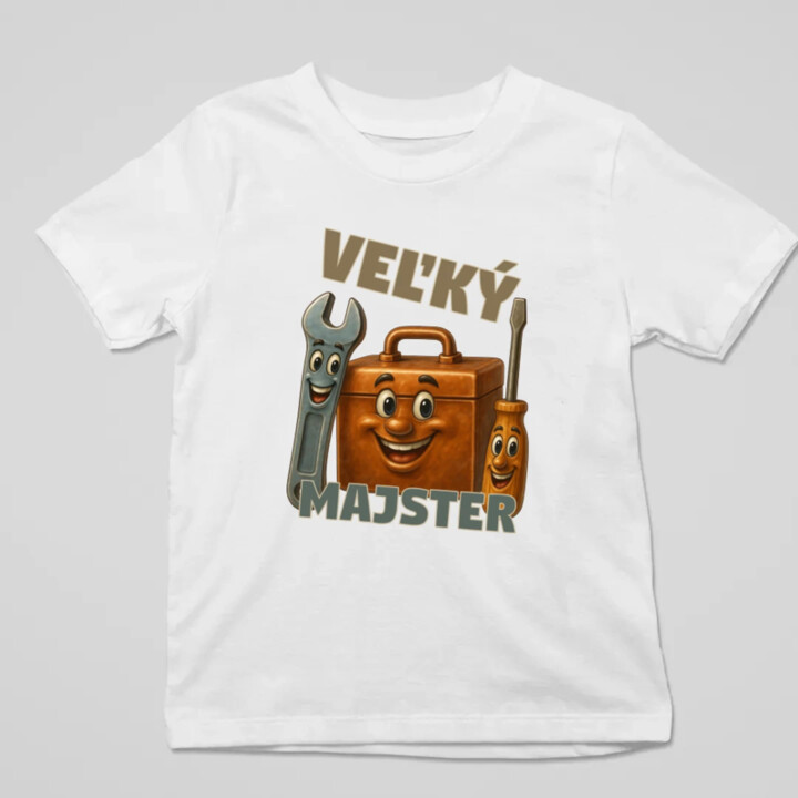 Veľký majster - detské tričko s potlačou