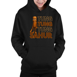 Tung tung tung sahur  - detská mikina s kapucňou