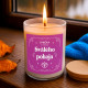 Sviečka s vôňou svätého pokoja - vonná sviečka s potlačou