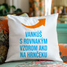 Vankúš s rovnakým vzorom ako na hrnčeku
