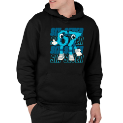 Six seven 67 - Italian Brainrot   - pánska mikina s potlačou