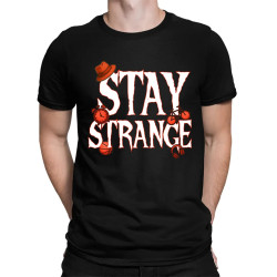 Stay strange pre fanúšikov seriálu Stranger Things - pánske tričko s potlačou