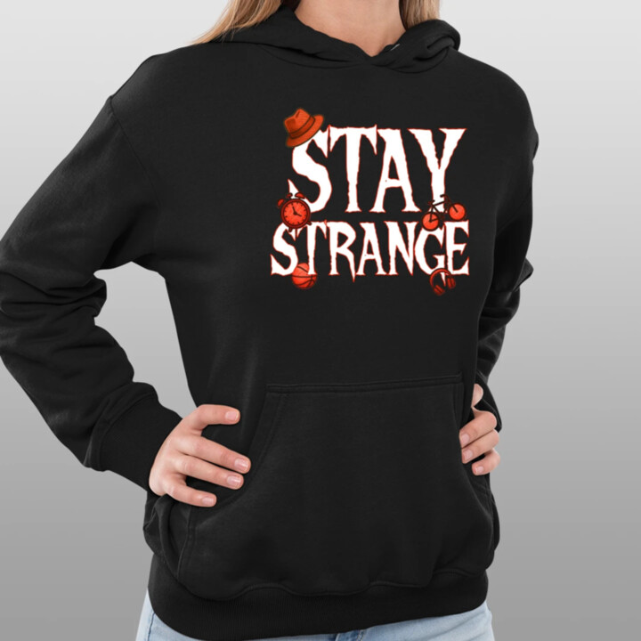 Stay strange pre fanúšikov seriálu Stranger Things  - dámska mikina s potlačou