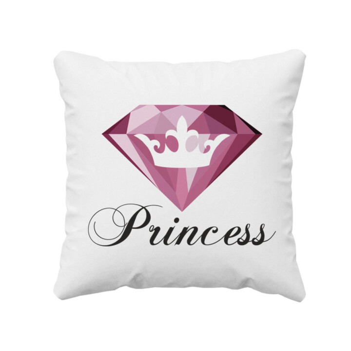 Princess - vankúš s potlačou