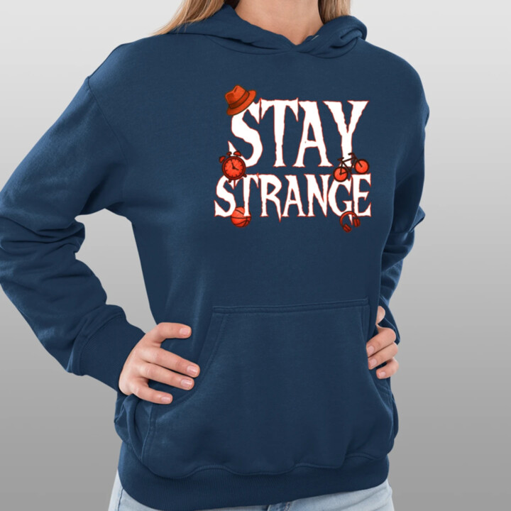 Stay strange pre fanúšikov seriálu Stranger Things  - dámska mikina s potlačou