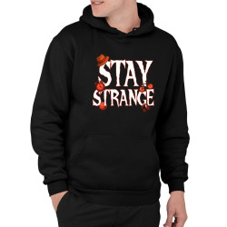 Stay strange pre fanúšikov seriálu Stranger Things  - pánska mikina s potlačou