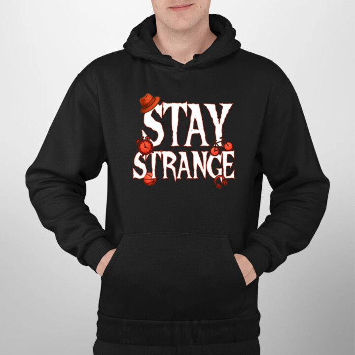 Stay strange pre fanúšikov seriálu Stranger Things  - pánska mikina s potlačou