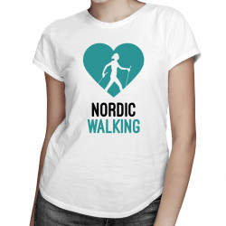 Nordic Walking - dámske tričko s potlačou