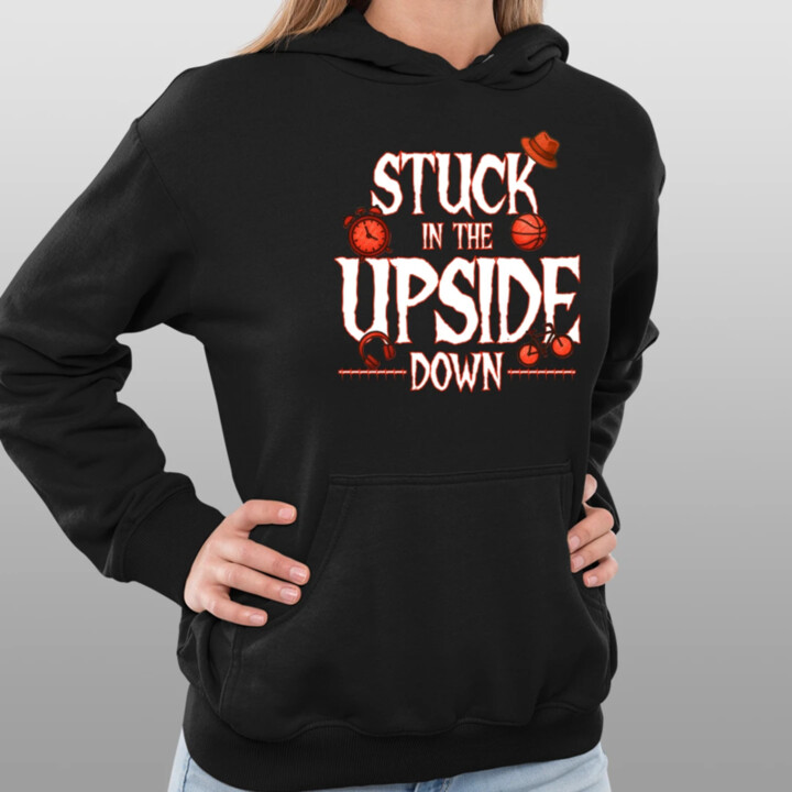 Stuck in the upside down pre fanúšikov seriálu Stranger Things  - dámska mikina s potlačou