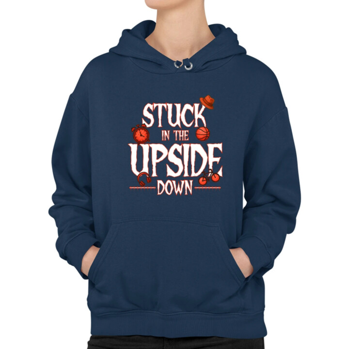 Stuck in the upside down pre fanúšikov seriálu Stranger Things  - dámska mikina s potlačou