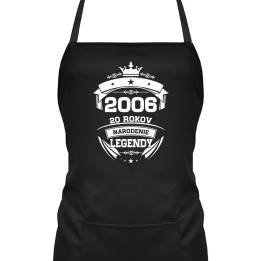 2006 Narodenie legendy 20 rokov - zástera s potlačou