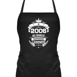 2006 Narodenie legendy 20 rokov - zástera s potlačou