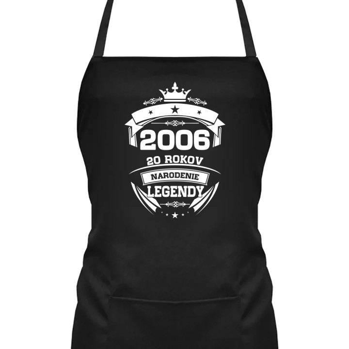 2006 Narodenie legendy 20 rokov - zástera s potlačou