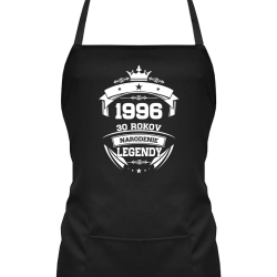 1996 Narodenie legendy 30 rokov - zástera s potlačou