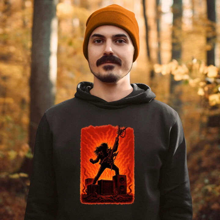 Eddie pre fanúšikov seriálu Stranger Things  - pánska mikina s potlačou