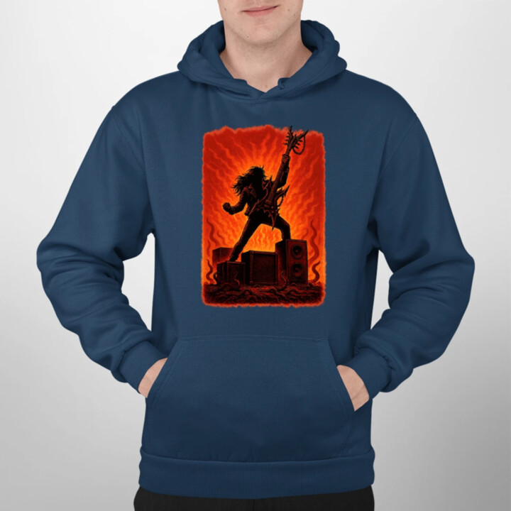 Eddie pre fanúšikov seriálu Stranger Things  - pánska mikina s potlačou