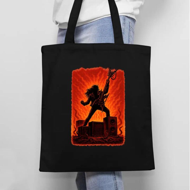 Eddie pre fanúšikov seriálu Stranger Things - taška s potlačou