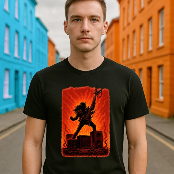 Eddie pre fanúšikov seriálu Stranger Things - pánske tričko s potlačou