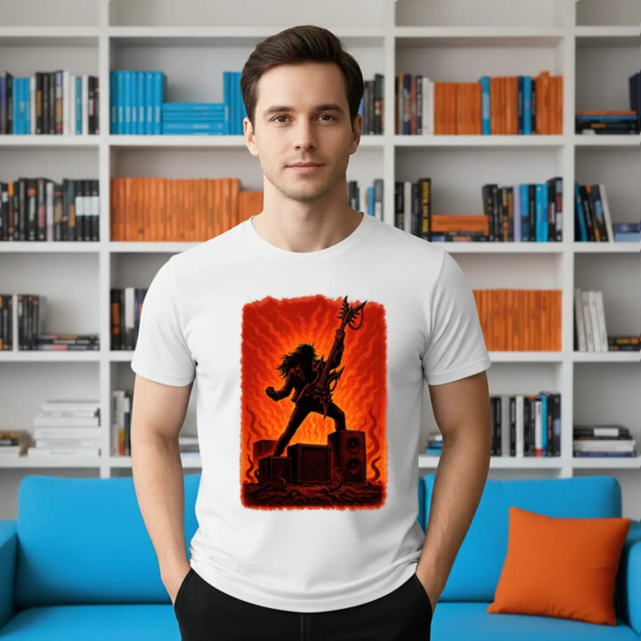 Eddie pre fanúšikov seriálu Stranger Things - pánske tričko s potlačou