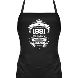 1991 Narodenie legendy 35 rokov - zástera s potlačou