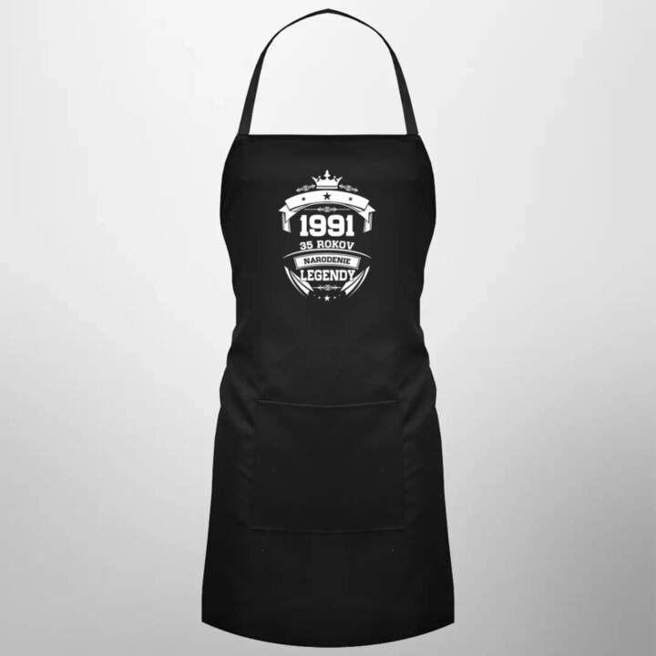1991 Narodenie legendy 35 rokov - zástera s potlačou