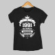 1991 Narodenie legendy 35 rokov - dámske tričko s potlačou