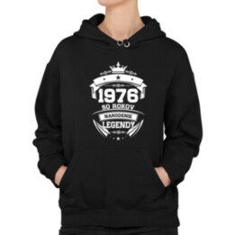 1976 Narodenie legendy 50 rokov  - dámska mikina s potlačou