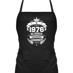 1976 Narodenie legendy 50 rokov - zástera s potlačou