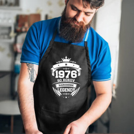 1976 Narodenie legendy 50 rokov - zástera s potlačou