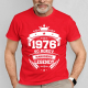 1976 Narodenie legendy 50 rokov - pánske tričko s potlačou