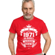 1971 Narodenie legendy 55 rokov - pánske tričko s potlačou
