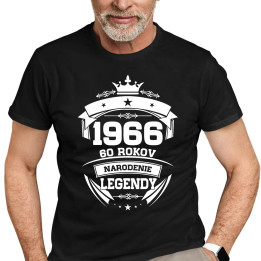 1966 Narodenie legendy 60 rokov - pánske tričko s potlačou