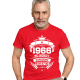 1966 Narodenie legendy 60 rokov - pánske tričko s potlačou
