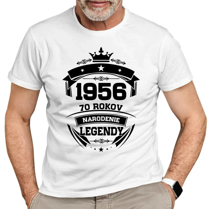 1956 Narodenie legendy 70 rokov - pánske tričko s potlačou