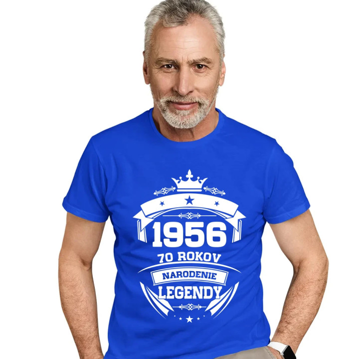 1956 Narodenie legendy 70 rokov - pánske tričko s potlačou