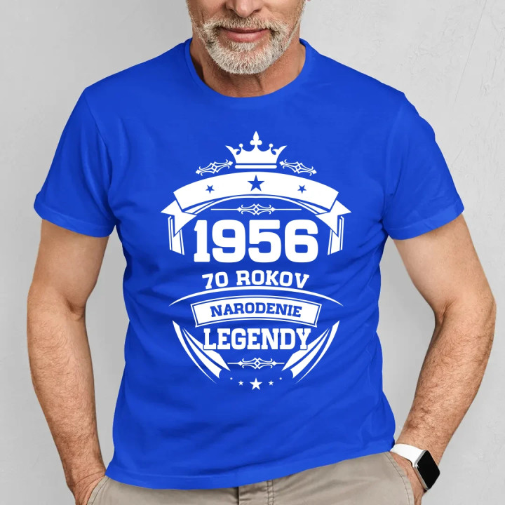 1956 Narodenie legendy 70 rokov - pánske tričko s potlačou