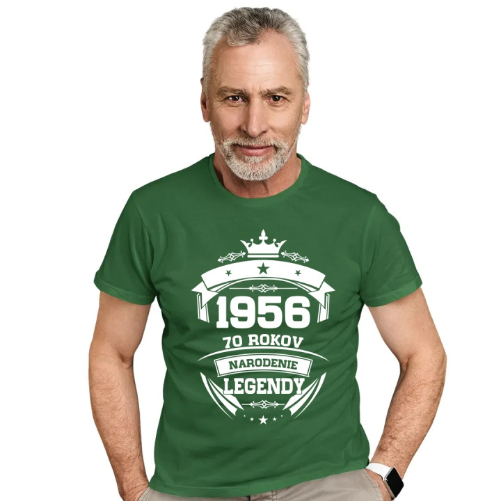 1956 Narodenie legendy 70 rokov - pánske tričko s potlačou