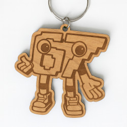 Six seven 67 - Italian Brainrot - drevený prívesok na kľúče s gravírovaním