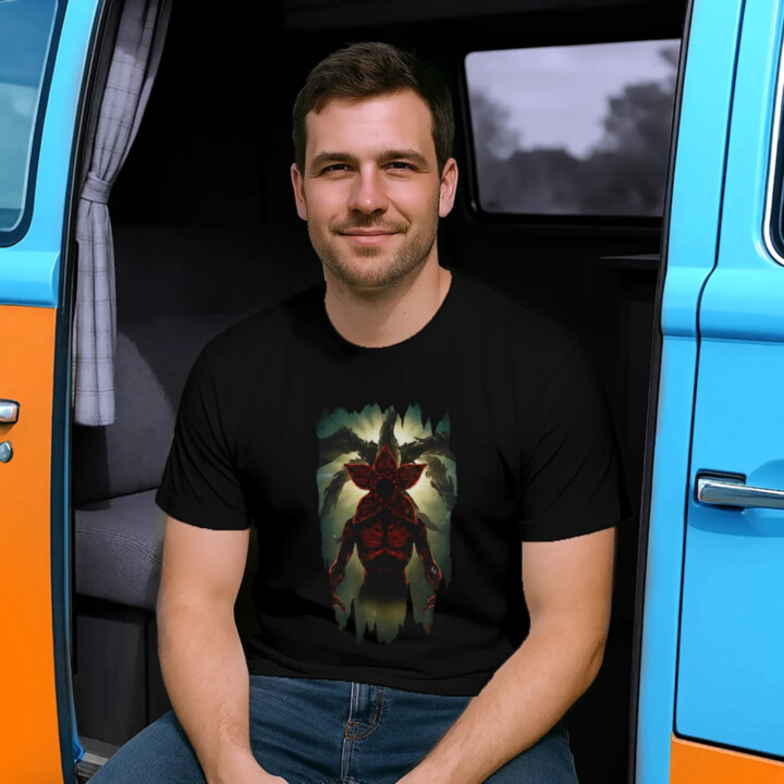 Demogorgon pre fanúšikov seriálu Stranger Things - pánske tričko s potlačou