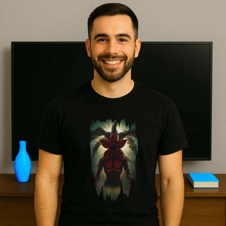 Demogorgon pre fanúšikov seriálu Stranger Things - pánske tričko s potlačou
