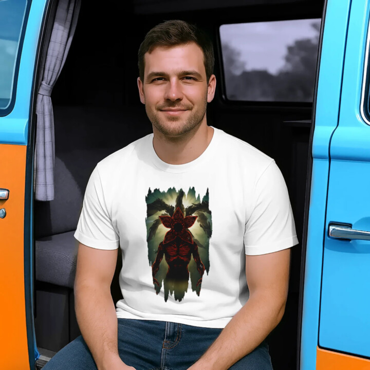 Demogorgon pre fanúšikov seriálu Stranger Things - pánske tričko s potlačou