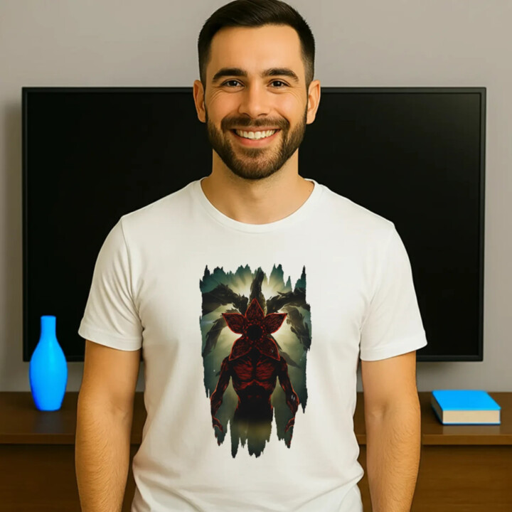 Demogorgon pre fanúšikov seriálu Stranger Things - pánske tričko s potlačou