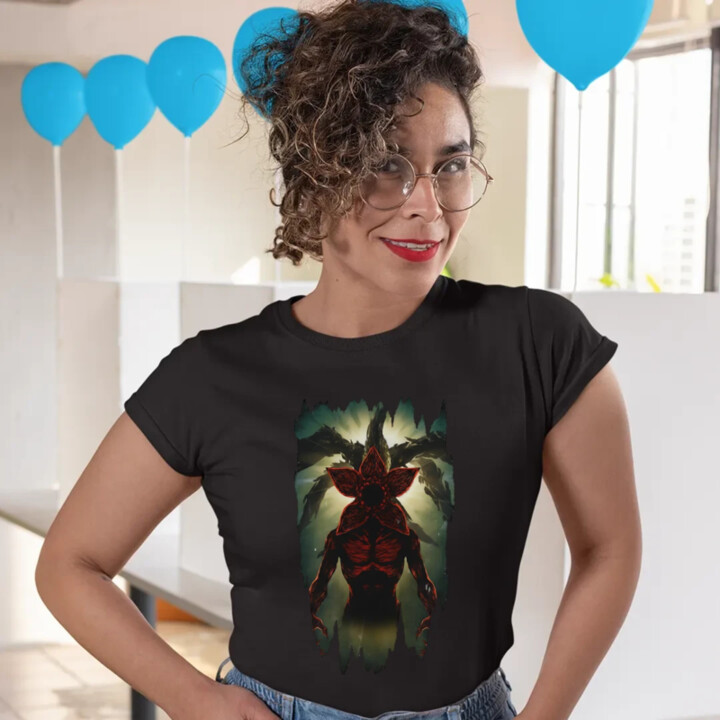 Demogorgon pre fanúšikov seriálu Stranger Things - dámske tričko s potlačou