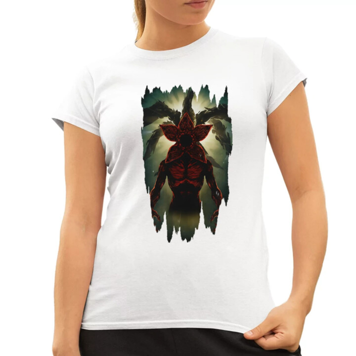 Demogorgon pre fanúšikov seriálu Stranger Things - dámske tričko s potlačou
