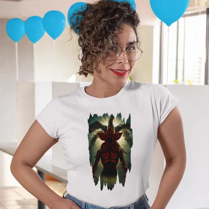 Demogorgon pre fanúšikov seriálu Stranger Things - dámske tričko s potlačou