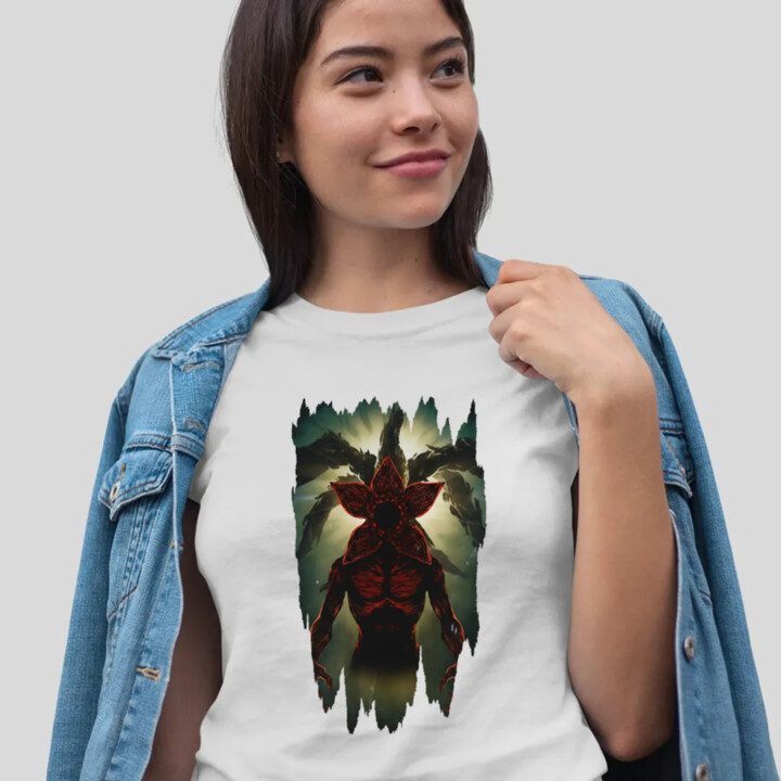 Demogorgon pre fanúšikov seriálu Stranger Things - dámske tričko s potlačou