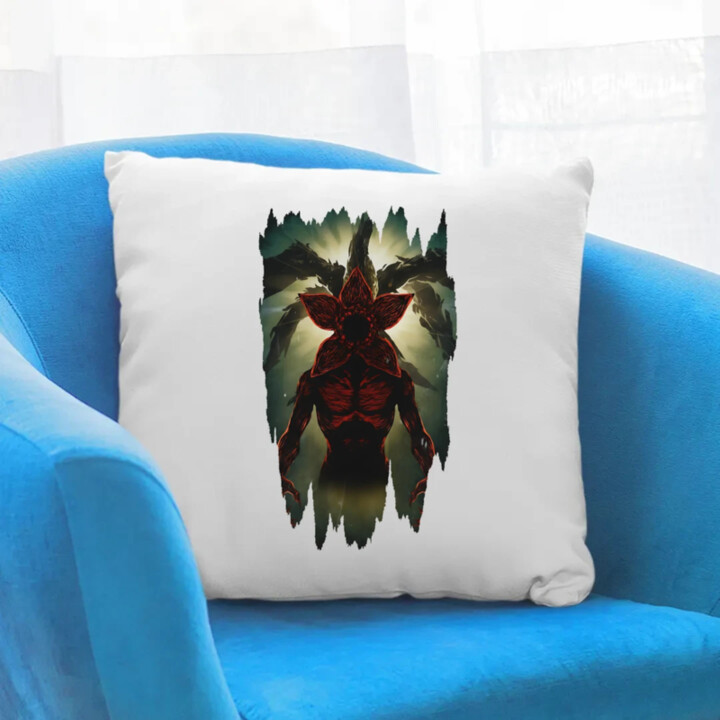Demogorgon pre fanúšikov seriálu Stranger Things - vankúš s potlačou