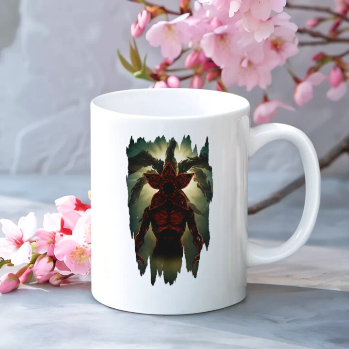 Demogorgon pre fanúšikov seriálu Stranger Things - keramický hrnček s potlačou