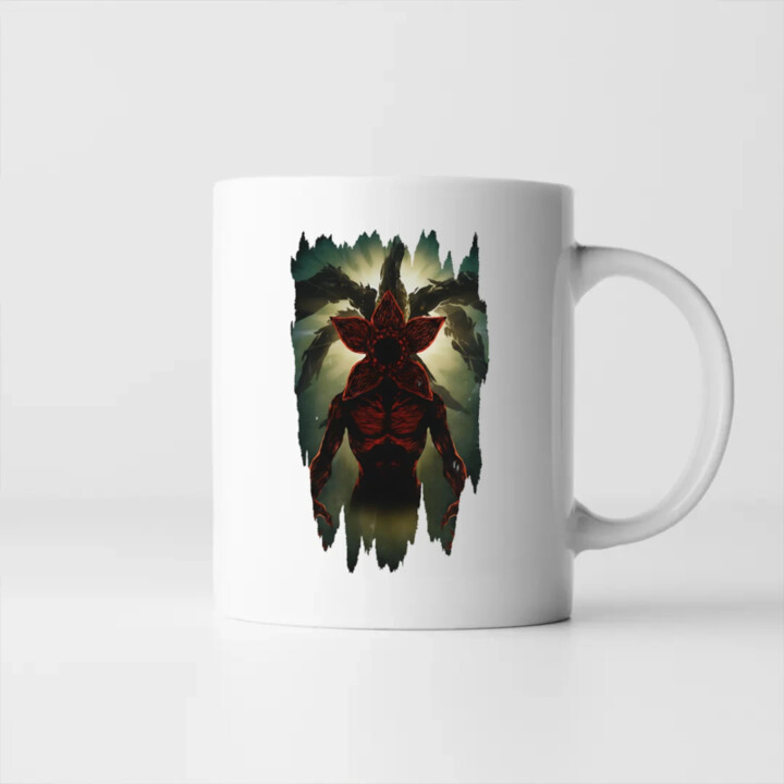 Demogorgon pre fanúšikov seriálu Stranger Things - keramický hrnček s potlačou